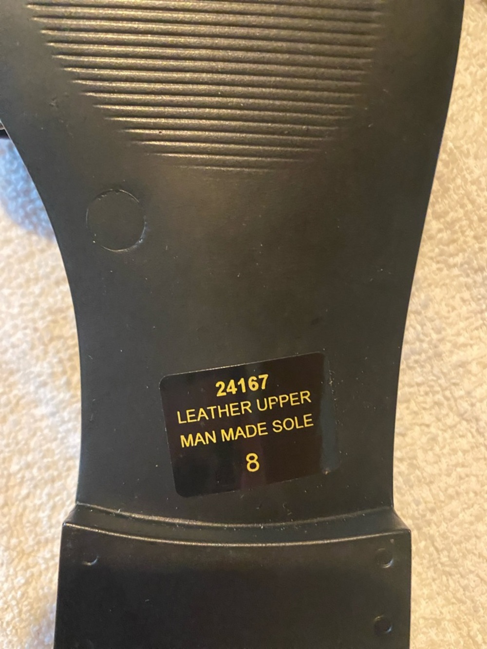 Black Leather Slide Sandals with Tortoiseshell Buckle size 8
SAN-17 - Picture 5 of 7